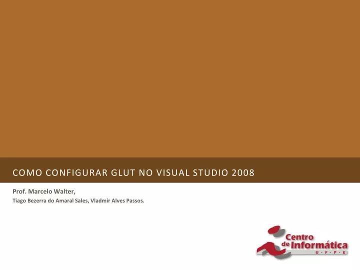como configurar glut no visual studio 2008