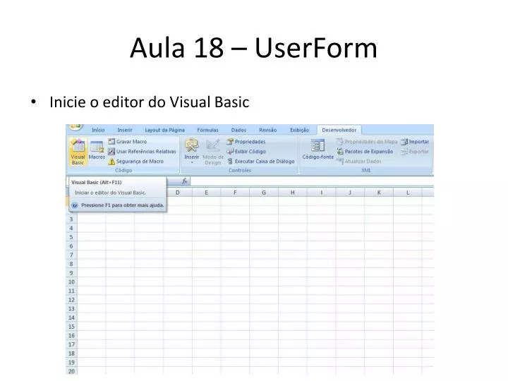 aula 18 userform