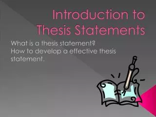 Introduction to Thesis Statements