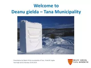 Welcome to Deanu gielda – Tana Municipality