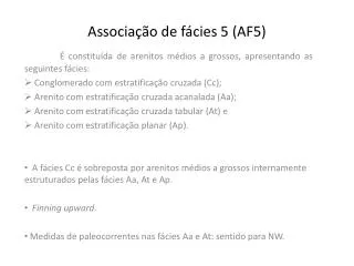 associa o de f cies 5 af5