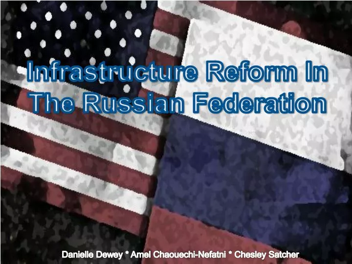 infrastructure reform in the russian federation