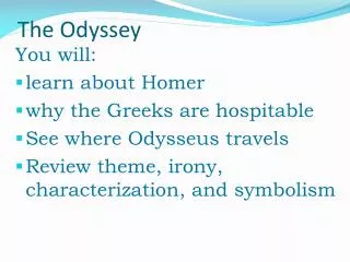 the odyssey