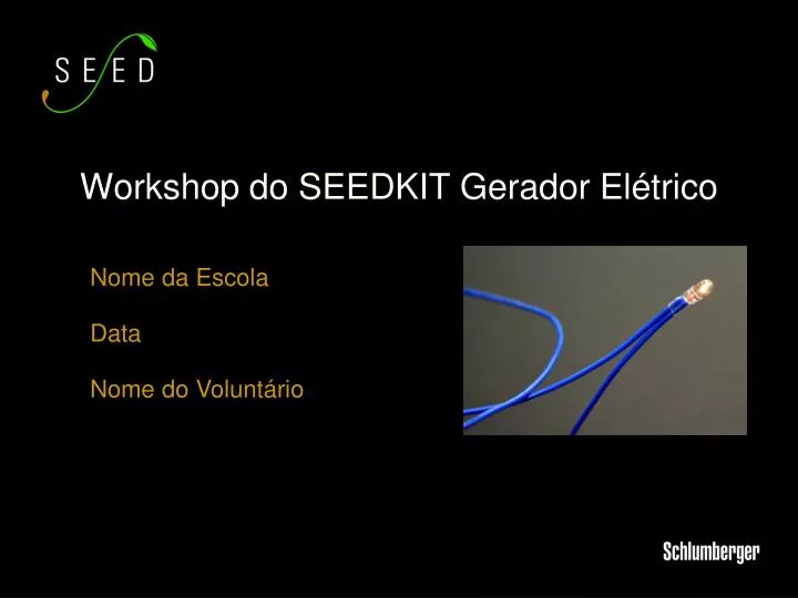 workshop do seedkit gerador el trico