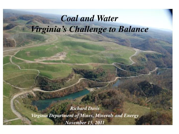 coal and water virginia s challenge to balance