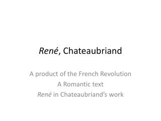 ren chateaubriand