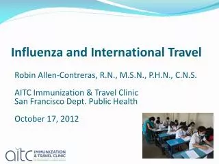 Influenza and International Travel