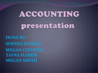 ACCOUNTING presentation