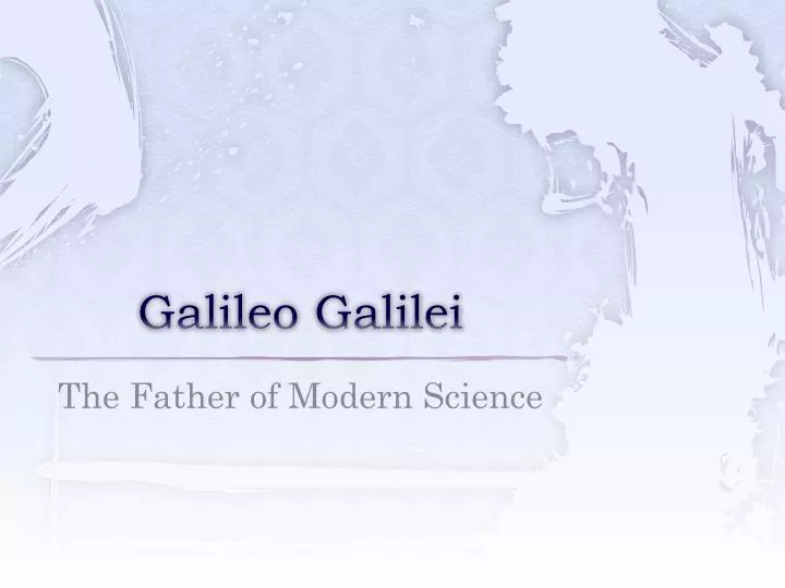 galileo galilei