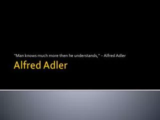 Alfred Adler
