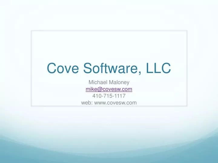 cove software llc