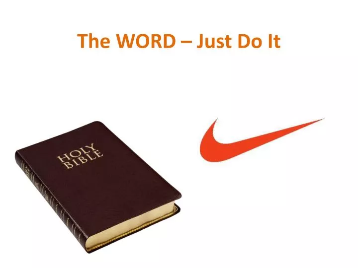 the word just do it