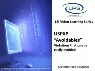 LSI Video Learning Series