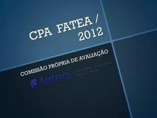 cpa fatea 2012