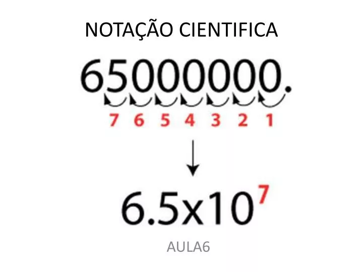 Notação Científica