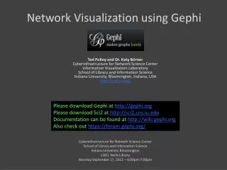 Network Visualization using Gephi
