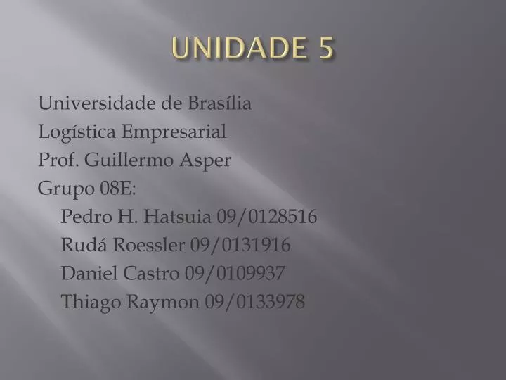 unidade 5