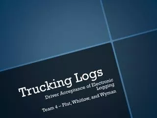 Trucking Logs