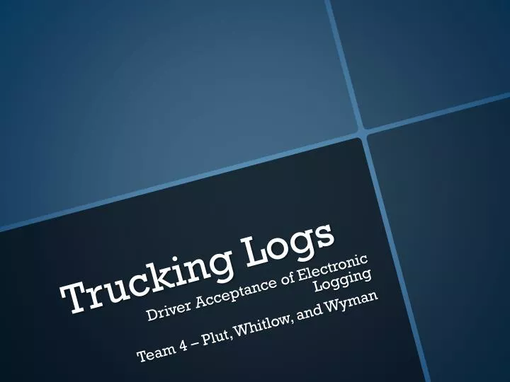 trucking logs