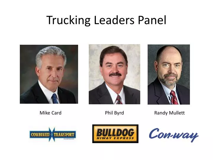 trucking leaders panel