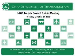 I-280 Trench Project Public Meeting Monday, October 20, 2008