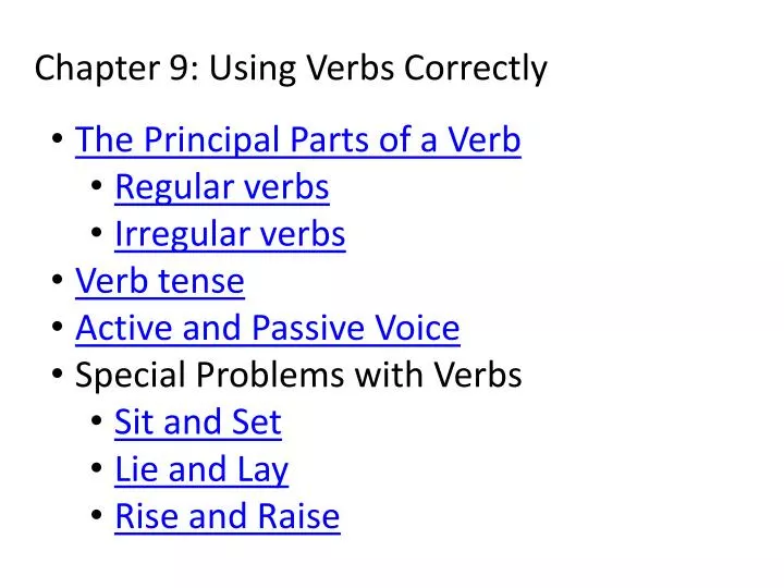 9 Types Of Verbs/ Verb And Its Types 