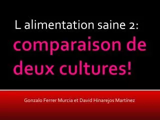 l alimentation saine 2
