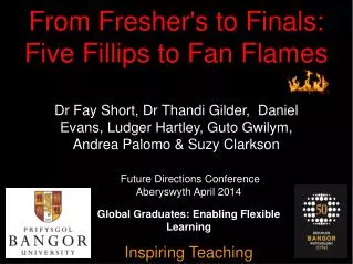 From Fresher's to Finals: Five Fillips to Fan Flames