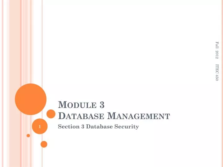 module 3 database management