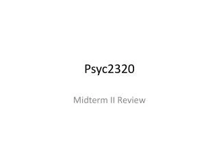 Psyc2320