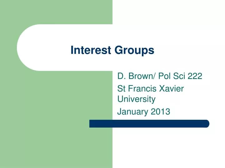 interest groups