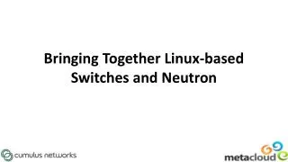 Bringing Together Linux-based Switches and Neutron