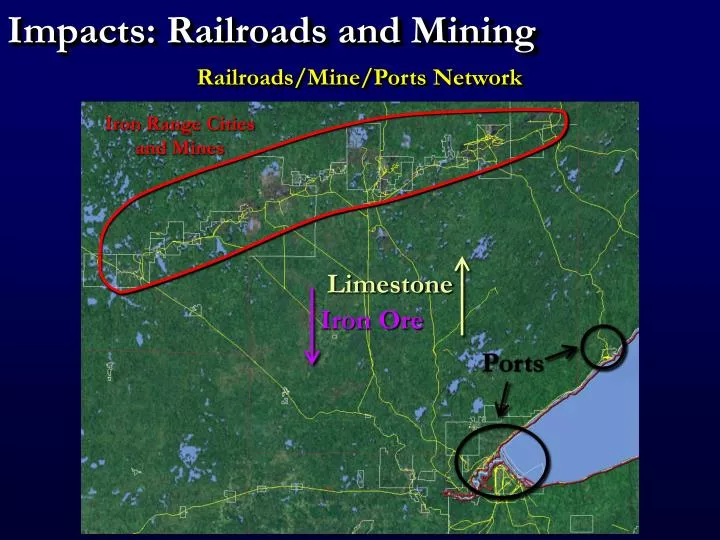 impacts railroads and mining