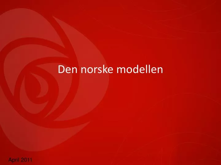 den norske modellen