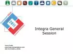 Integra General Session - slide 1