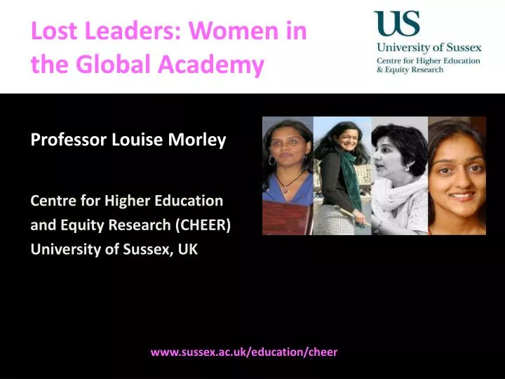 lost leaders women in the global academy