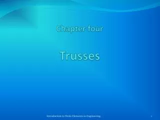 Chapter four Trusses