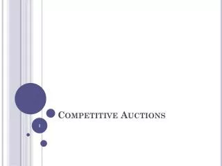 Competitive Auctions