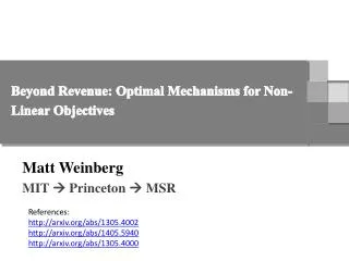 Beyond Revenue: Optimal Mechanisms for Non-Linear Objectives