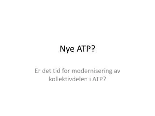 nye atp