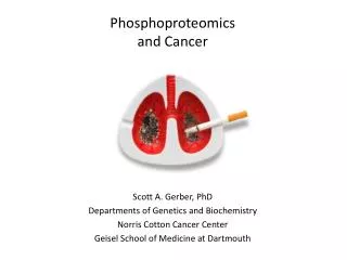 Phosphoproteomics and Cancer