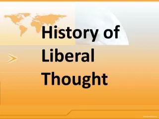 History of Liberal Thought