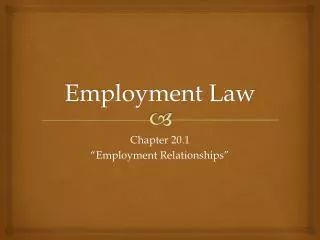 Employment Law