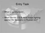 Entry Task - slide 1