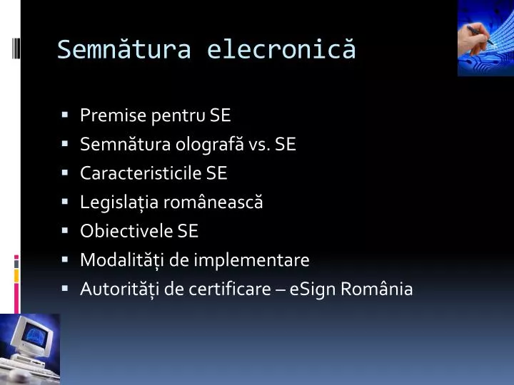 semn tura elecronic