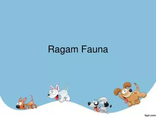 ragam fauna