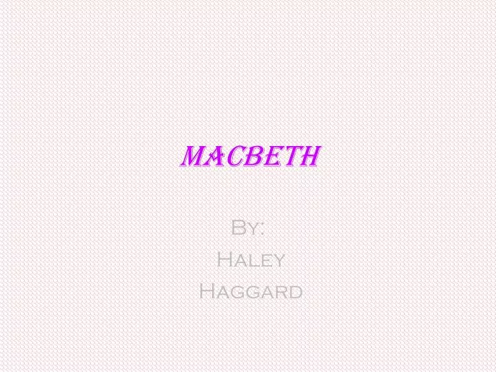 macbeth