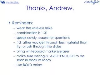 Thanks, Andrew.