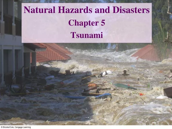 natural hazards and disasters chapter 5 tsunami