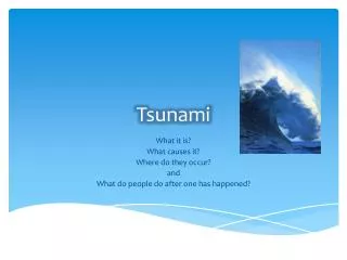 tsunami